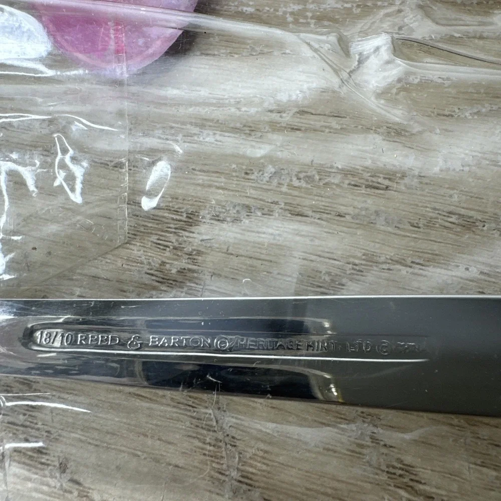 Reed & Barton REGENT Heritage Mint Serve Silverware Stainless 18/10‎ Hostess Set